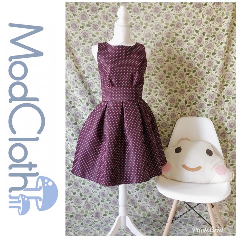 ModCloth Fit and Flare Bubble Dress